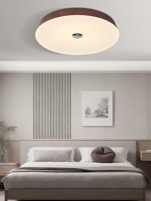 Solace Woodgrain Ceiling Light-DWHOME