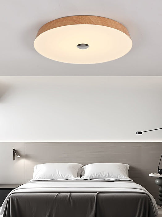 Solace Woodgrain Ceiling Light-DWHOME