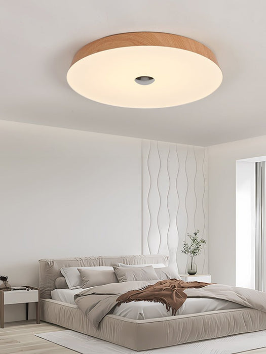 Solace Woodgrain Ceiling Light-DWHOME