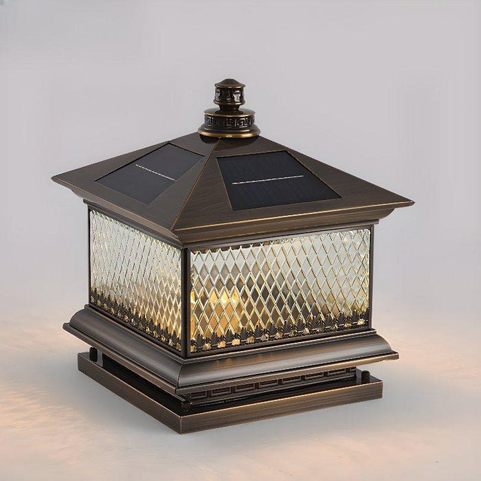 Diamond Solar Post Outdoor Light-DWHOME