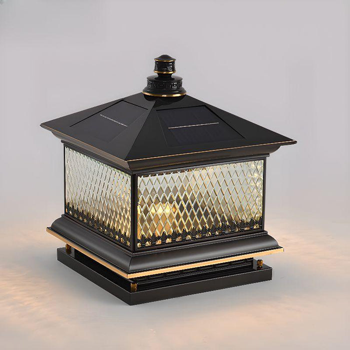 Diamond Solar Post Outdoor Light-DWHOME