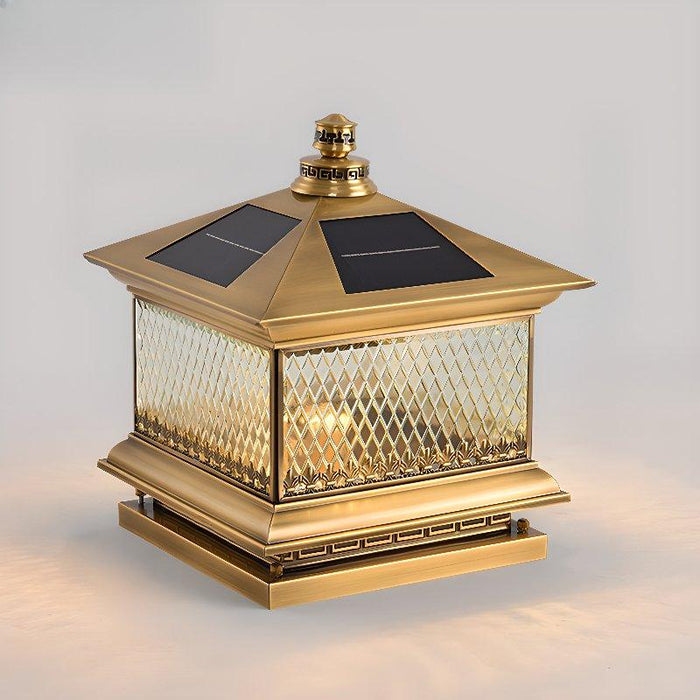 Diamond Solar Post Outdoor Light-DWHOME