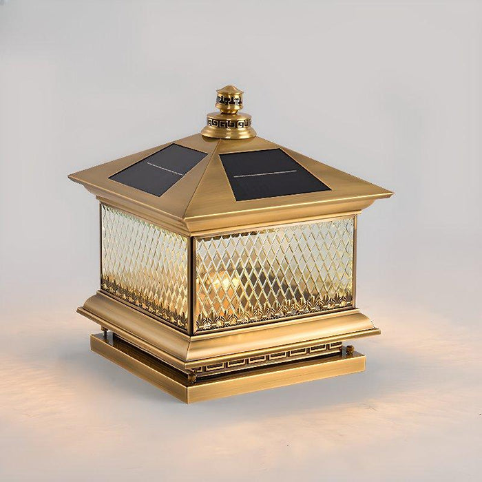 Diamond Solar Post Outdoor Light-DWHOME