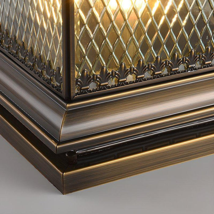 Diamond Solar Post Outdoor Light-DWHOME