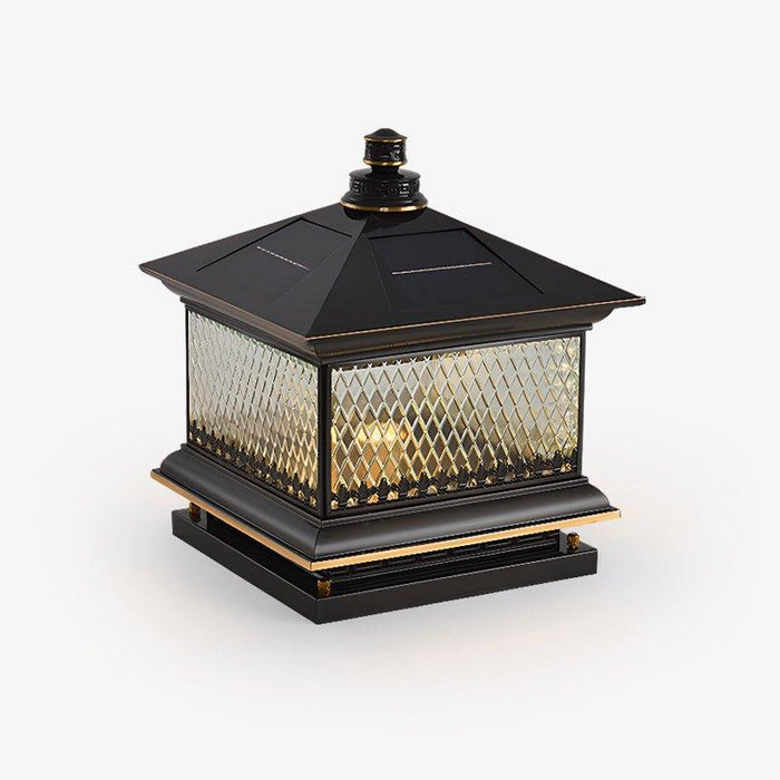 Diamond Solar Post Outdoor Light-DWHOME