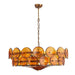 Solaris Disc Murano Chandelier-DWHOME