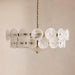 Solaris Disc Murano Chandelier-DWHOME