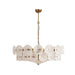 Solaris Disc Murano Chandelier-DWHOME