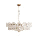 Solaris Disc Murano Chandelier-DWHOME