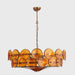 Solaris Disc Murano Chandelier-DWHOME