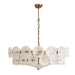 Solaris Disc Murano Chandelier-DWHOME