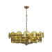 Solaris Disc Murano Chandelier-DWHOME