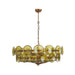 Solaris Disc Murano Chandelier-DWHOME