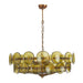 Solaris Disc Murano Chandelier-DWHOME