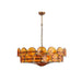 Solaris Disc Murano Chandelier-DWHOME