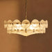 Solaris Disc Murano Chandelier-DWHOME