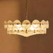 Solaris Disc Murano Chandelier-DWHOME