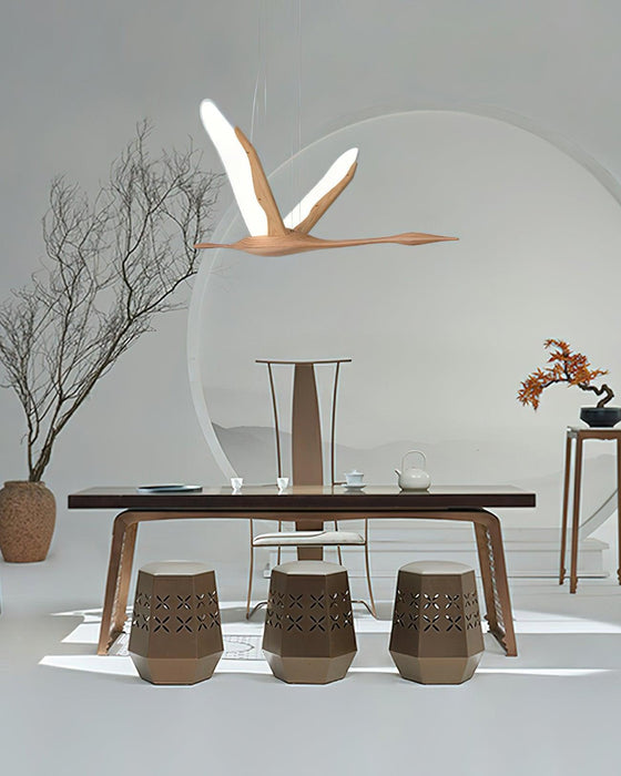Solitude Crane Pendant Lamp-DWHOME