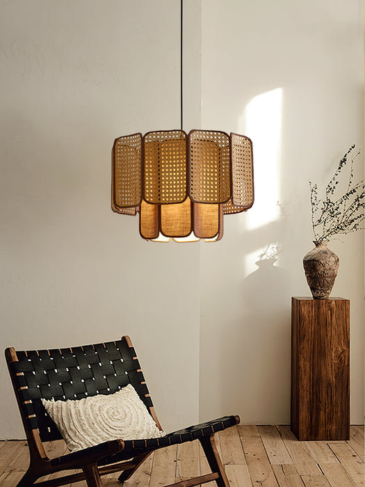 Soltera Woven Pendant Lamp-DWHOME