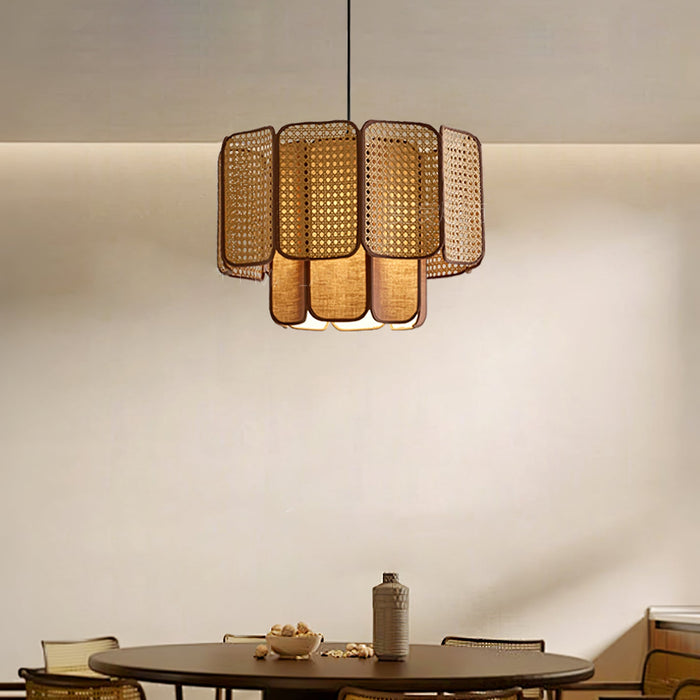 Soltera Woven Pendant Lamp-DWHOME