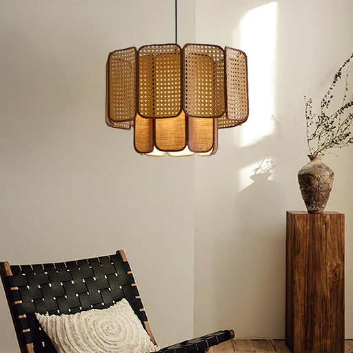 Soltera Woven Pendant Lamp-DWHOME