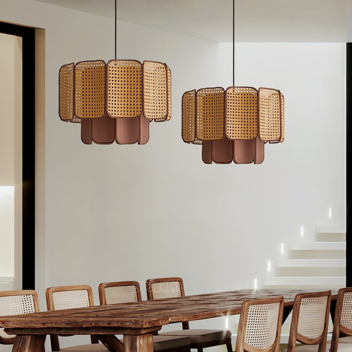 Soltera Woven Pendant Lamp-DWHOME