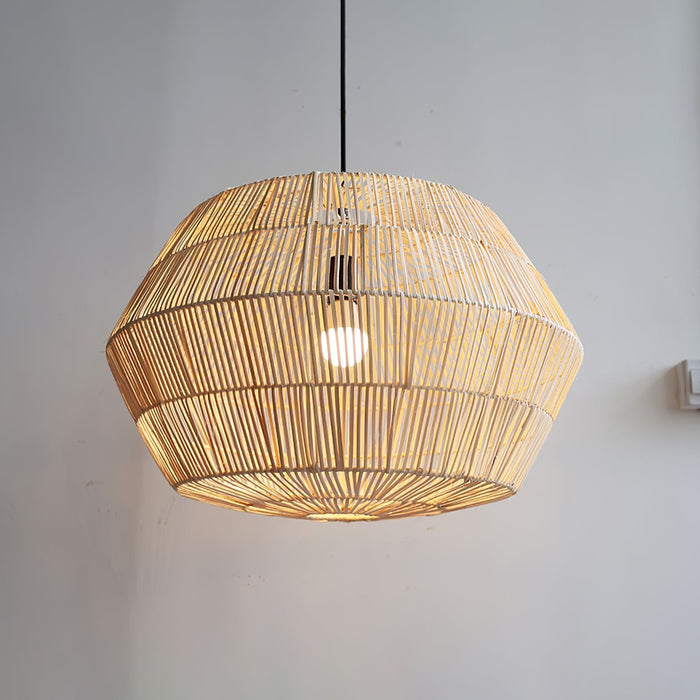 Sora Rattan Pendant Light-DWHOME