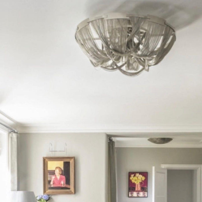 Tassel Aluminum Chain Ceiling Light - DWHOME