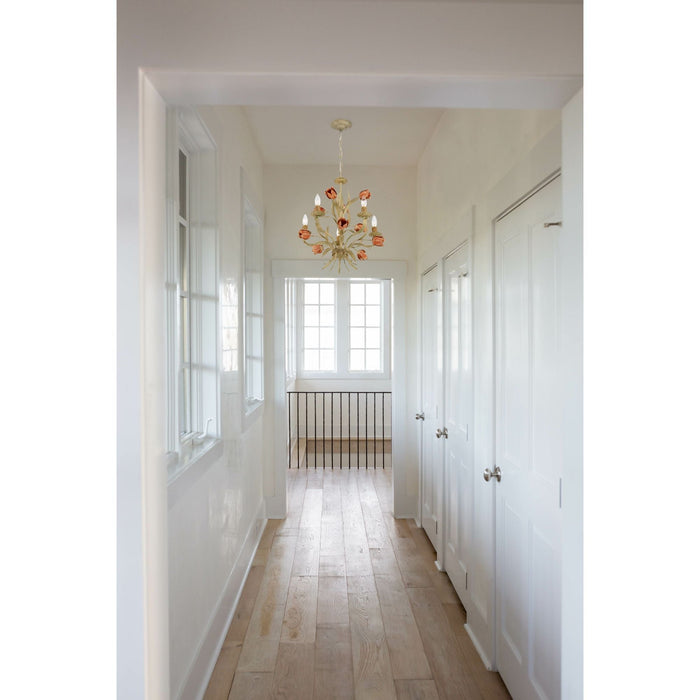 Southport Sage Rose Chandelier-DWHOME