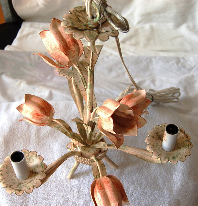 Southport Sage Rose Chandelier-DWHOME