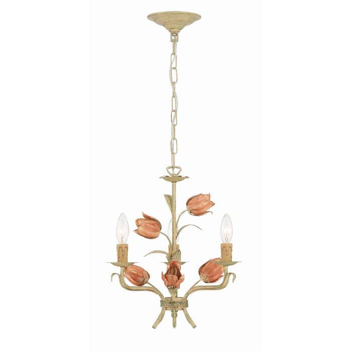 Southport Sage Rose Chandelier-DWHOME