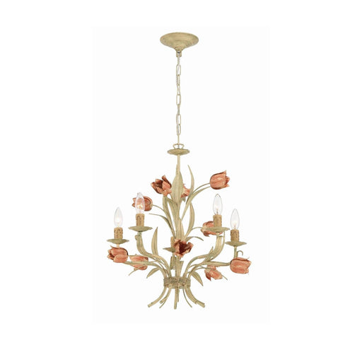 Southport Sage Rose Chandelier-DWHOME
