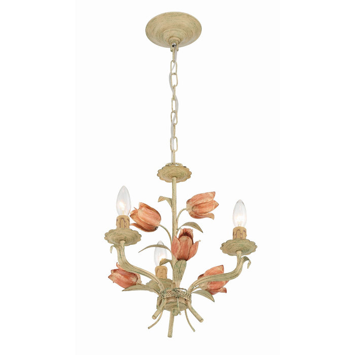 Southport Sage Rose Chandelier-DWHOME
