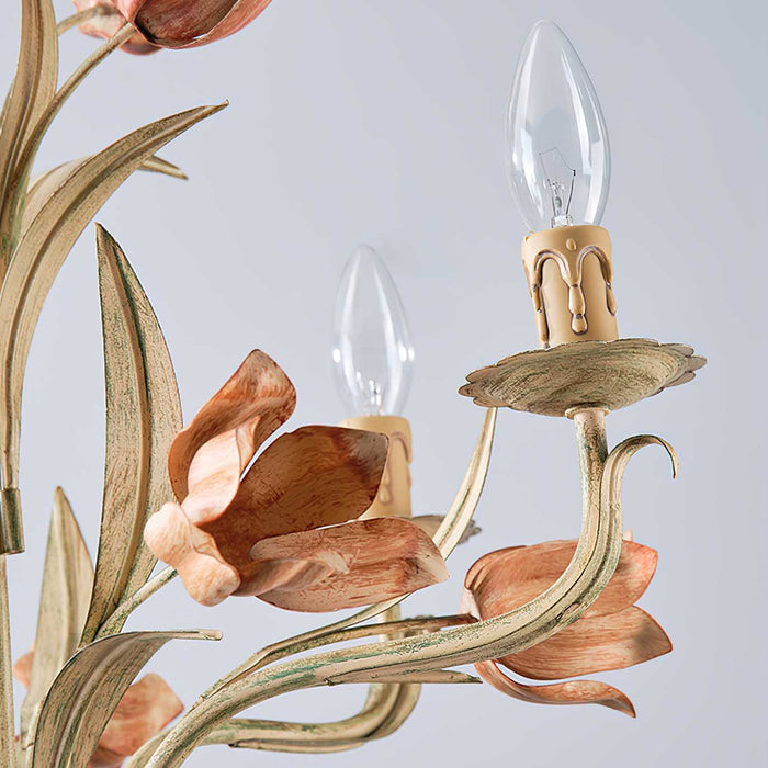 Southport Sage Rose Chandelier-DWHOME