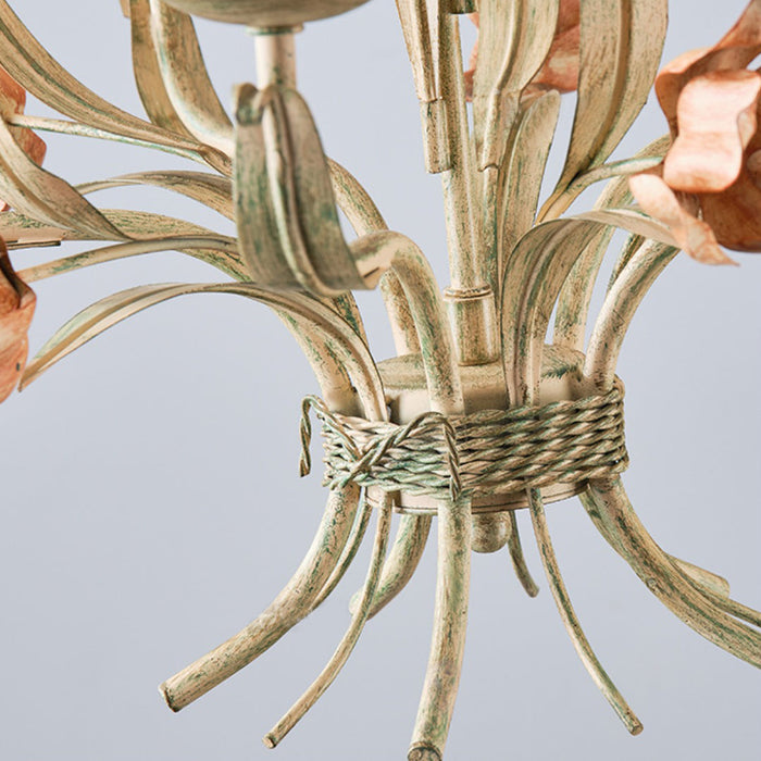 Southport Sage Rose Chandelier-DWHOME