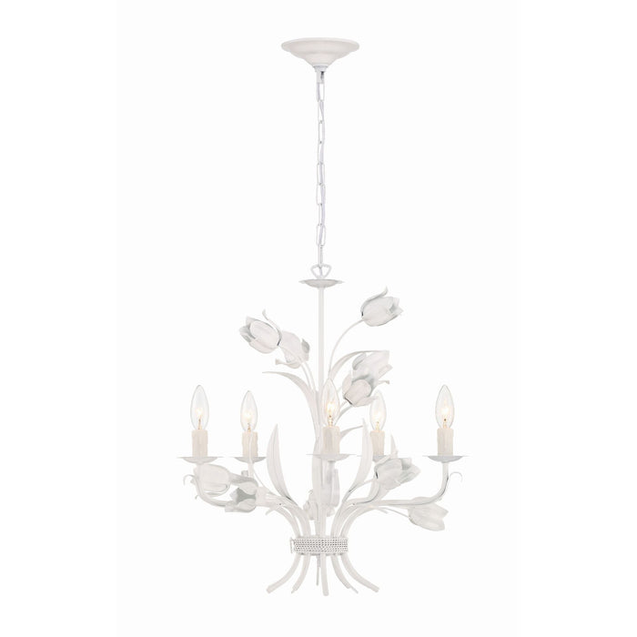 Southport Sage Rose Chandelier-DWHOME