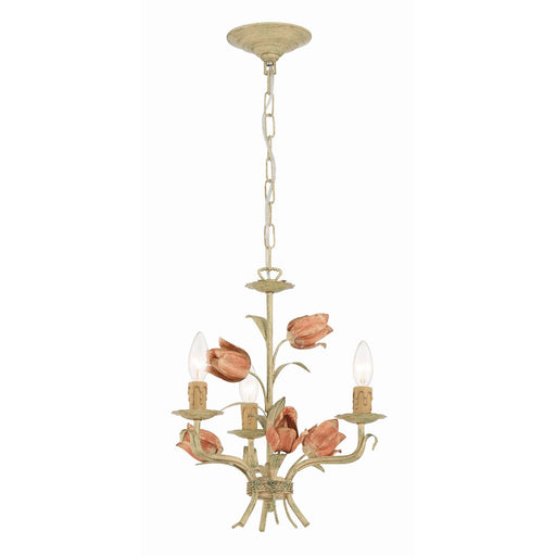 Southport Sage Rose Chandelier-DWHOME