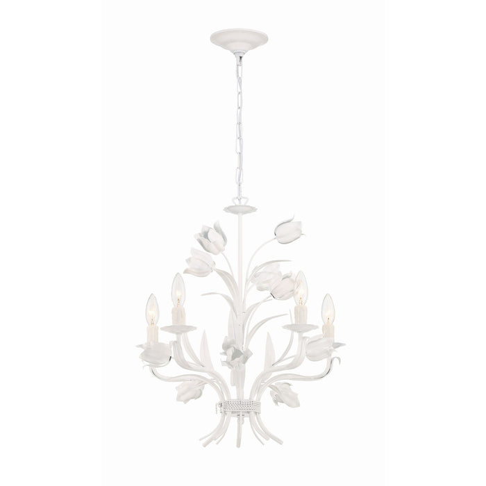 Southport Sage Rose Chandelier-DWHOME