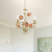 Southport Sage Rose Chandelier-DWHOME