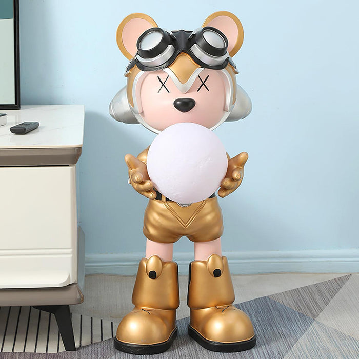 Space Bear Built-in Battery Floor Lamp-DWHOME