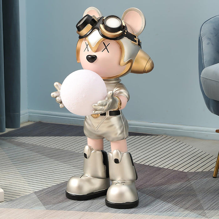 Space Bear Built-in Battery Floor Lamp-DWHOME