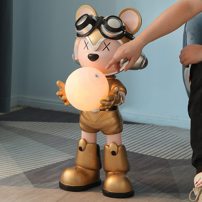 Space Bear Built-in Battery Floor Lamp-DWHOME