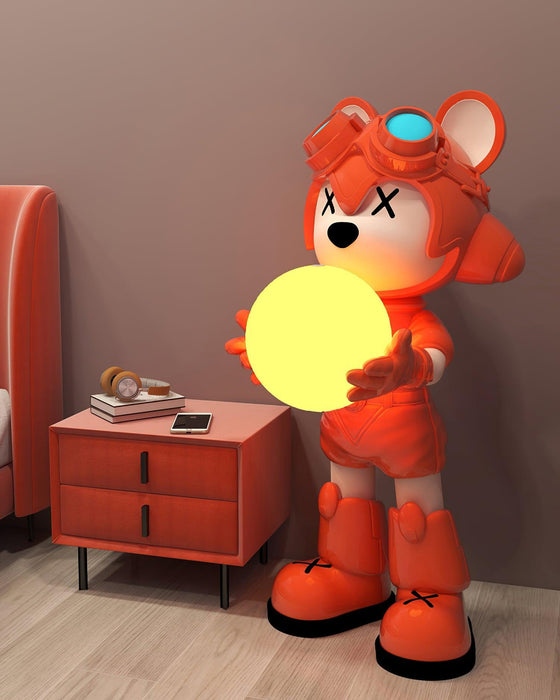 Space Bear Built-in Battery Floor Lamp-DWHOME