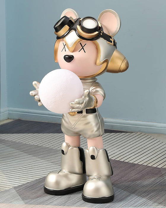Space Bear Built-in Battery Floor Lamp-DWHOME