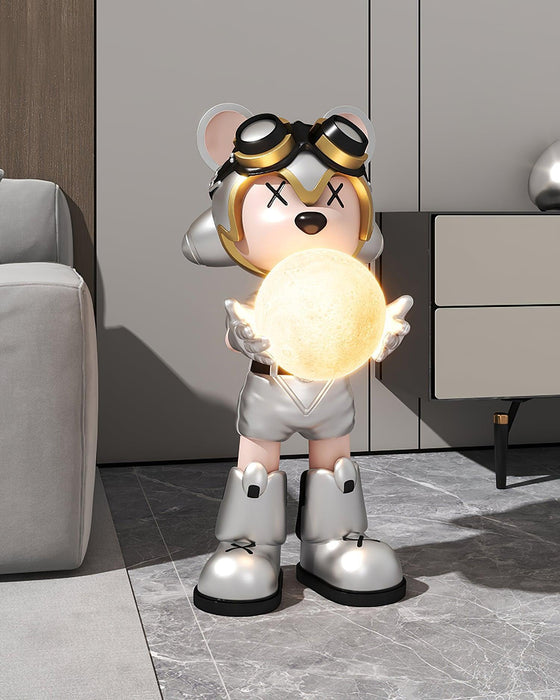 Space Bear Built-in Battery Floor Lamp-DWHOME