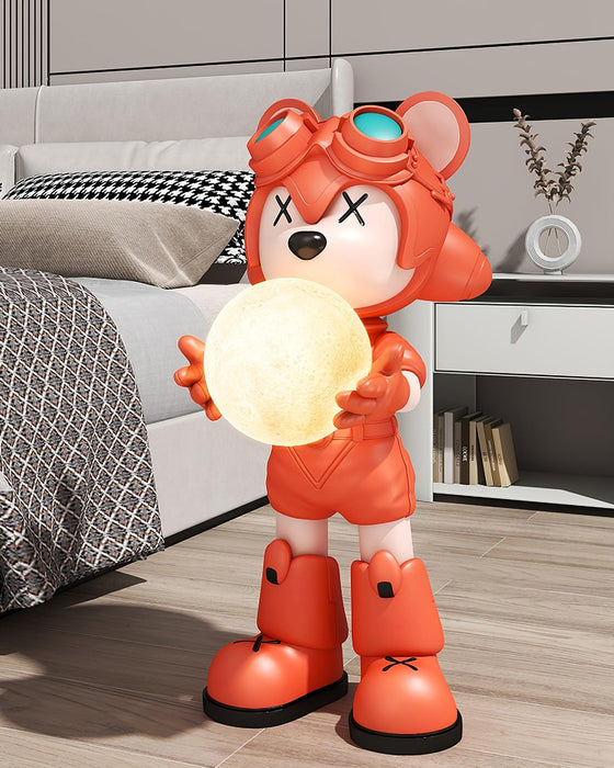 Space Bear Built-in Battery Floor Lamp-DWHOME