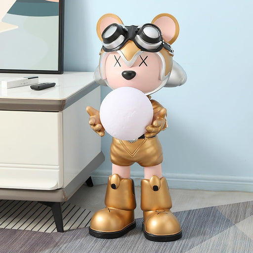Space Bear Built-in Battery Floor Lamp-DWHOME