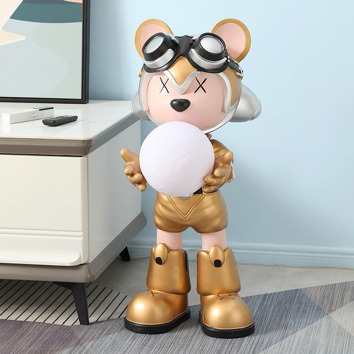 Space Bear Built-in Battery Floor Lamp-DWHOME