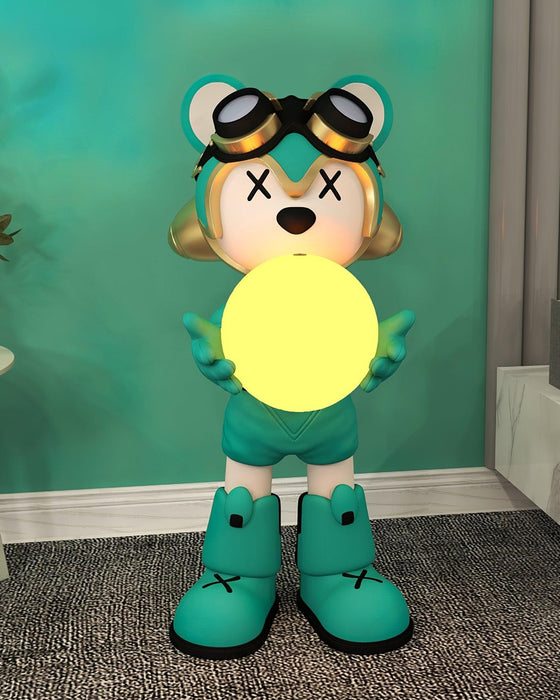 Space Bear Built-in Battery Floor Lamp-DWHOME