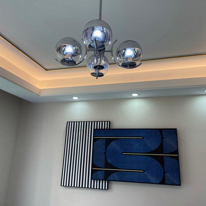 Space Ball Chandelier-DWHOME